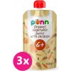 3x SALVEST Ponn BIO Kuriatko so zeleninovým pyré (110 g) VP-F166908