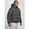 Urban Classics Hooded Cropped Pull Over jacket Black