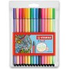 Fixy Stabilo Pen 68 - 10 + 5 neón farieb