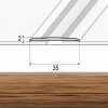 EFFECTOR Prechodová lišta A08 Hikora 93 cm samolepiaca