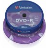 Verbatim DVD+R, Matt Silver, 43500, 4.7GB, 16x, spindle, 25-pack, bez možnosti potlače, 12cm, pre archiváciu dát