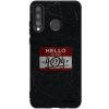 Picasee silikonový černý obal pro Huawei P30 Lite - HELLO 404