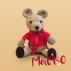 AMAL Handmade Macko Brumko, výška 40 cm