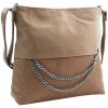 ROSY BAG Dámska crossbody kabelka s retiazkou NH8146 marhuľovo hnedá