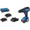 Bosch Bosch profesionální set GSB 18V-50 + 3× GBA 2,0Ah + GAL 18V-20 v kufru L-CASE 06019H5121