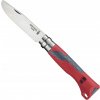 Detský Opinel outdoor detský č. 7 červená rukoväť
