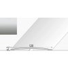 Effector Prechodový profil A73 STRIEBRO 1m - kus