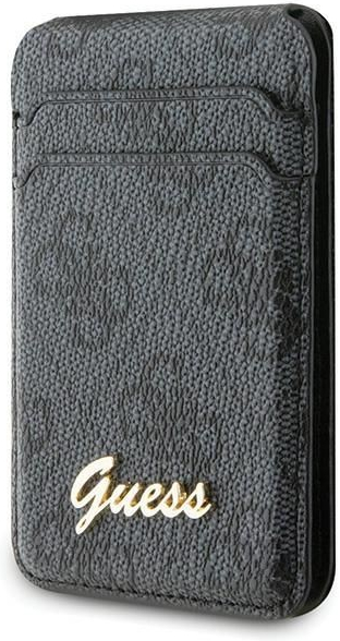 Guess peňaženka čierne Cardslot Magsafe Stand 4G Classic
