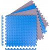 Sportago Puzzle podložka Easy-Lock 60 x 60 x 1,2 cm modrá 4 ks