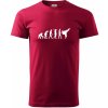 Karate Evolúcia - kop - Klasické pánske tričko vyššej gramáže - 4XL ( Marlboro červená )