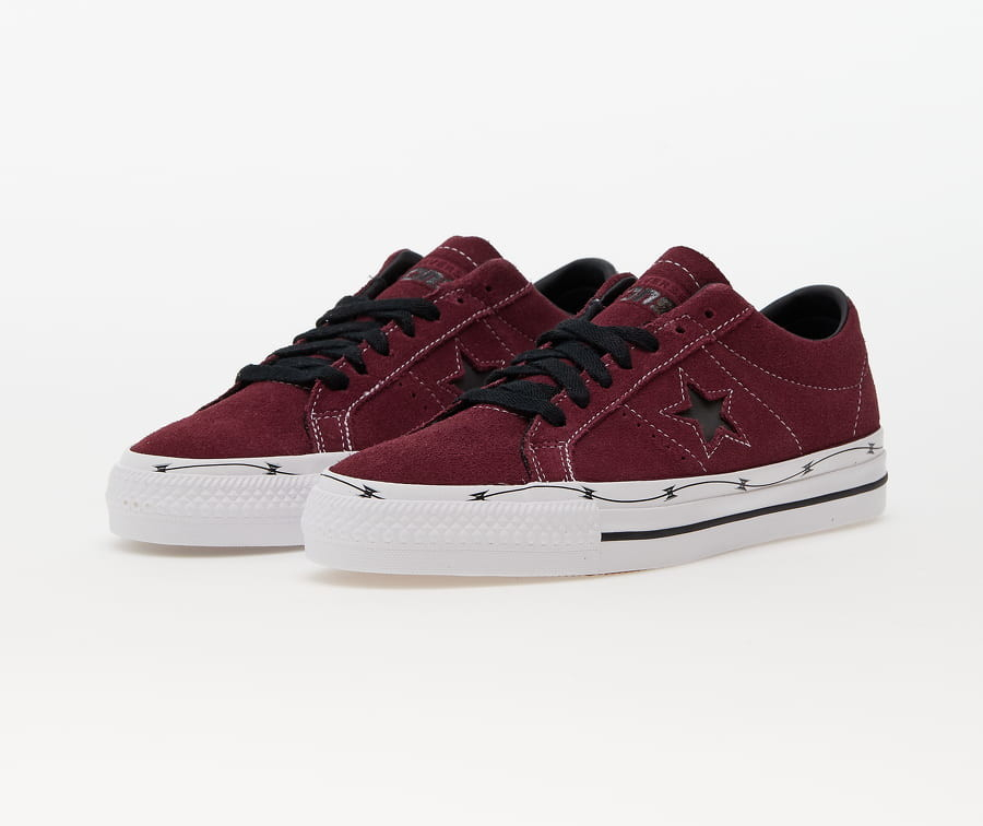 Converse Cons One Star Pro Razor Wire OX A05091 deep bordeaux/black/white