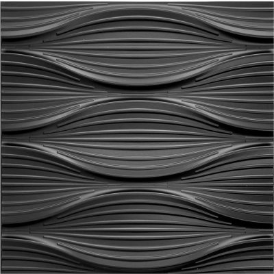 Impol Trade 3D PVC DNA D130 čierny, 500 x 500 mm 1ks