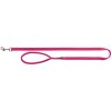 Trixie Vodítko PREMIUM s vyplnenou rukoväťou - fuchsie 1,00 m/20 mm