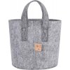 Dirt Bag Grey textilný kvetináč 25x23 cm - 12 l