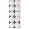 MagicHome Gule Vianoce 10 ks biele na vianočný stromček 6 cm