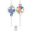Procos Slamky s motívom Jungle Balloons 4 ks