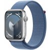 Apple Watch Series 9 GPS 45mm farba Silver Aluminum / Sport Loop Winter Blue MR9F3QC/A