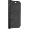 Knižkové puzdro Luna Carbon čierne – Samsung Galaxy A13 (4G)