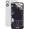Apple iPhone 16 Plus - Sklo Zadného Housingu + Sklíčko Kamery + Kovový Pliešok + Magsafe Magnet (White), White