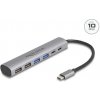 Delock 6 portový rozbočovač USB se 4 x zásuvkami USB Typu-A a se 2 x zásuvkami USB Type-C™ 64232