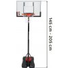Nastaviteľný basketbalový kôš 205 cm s príslušenstvom