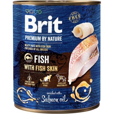 Brit Premium by Nature Fish with Fish Skin 800 g konzerva pre psov