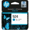 HP inkoustová kazeta 4K0U3NE, HP 924, azurová, 400 stran