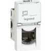 Legrand Mosaic dátová zásuvka RJ45, Cat.6, FTP, hliník, 1 modul 079462