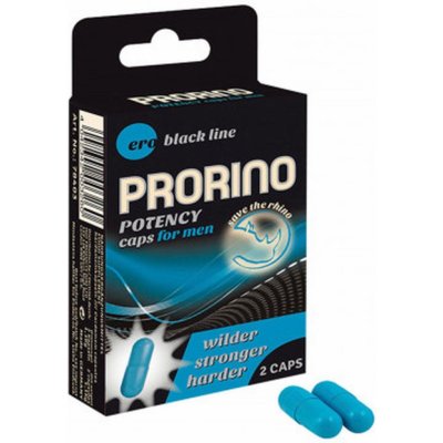 HOT Ero Prorino Black Line Potency caps for men 2tbl