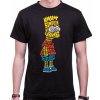 Fajntričko tričko Bart Simpson čierna