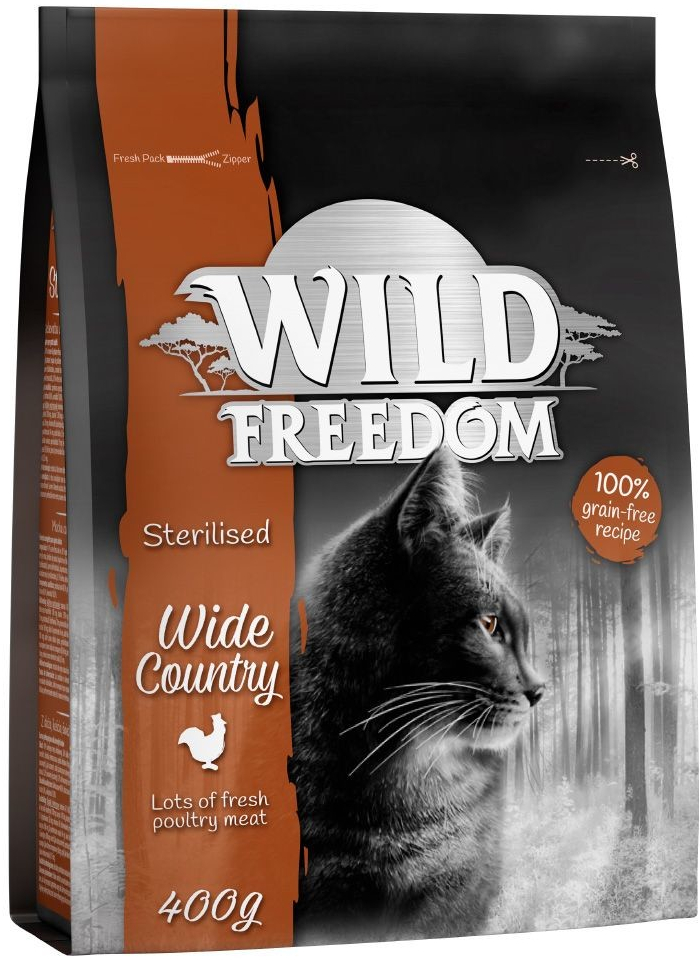 Wild Freedom Adult Wide Country Sterilised hydinové 400 g