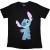 Tričko Lilo & Stitch - Lilo & Stitch Stitch Turn Čierna XXL