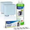 Aqualogis Sada pre nSaeco Philips AL-Clean 2 ks, Verde 250 ml, Cleaneo 10 tabliet - vodný filter - čistič espressa - sada espressa - vodný filter