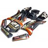 STOMP Pitbike čierne plasty TTR s polepmi rockstar/oranžové, Stomp, DemonX