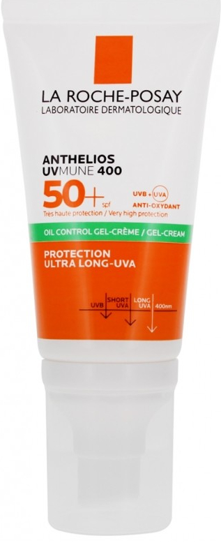 La Roche Posay Zmatňujúci ochranný gélový krém SPF 50+ Anhelios UVMune 400 (Oil Control Gel Cream) 50 ml