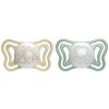 CHICCO Cumlík Physio Light silikónový nočný 2-6m, 2ks