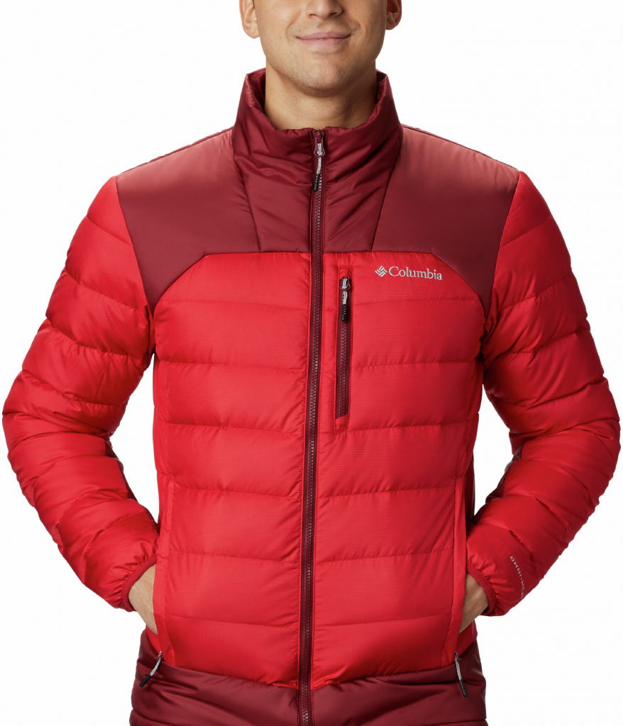 Columbia Autumn park Down jacket červená