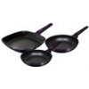 Panvica s titánovým povrchom sada 3 ks Purple Eclipse Collection gril
