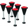 Ideal Standard Ultra Flat S Nohy k sprchovej vaničke, chróm/čierna K936467
