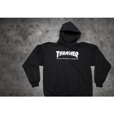 Thrasher Skate Mag Hood pánska mikina black