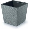 Kvetináč plast sivý Prosperplast 24 cm x 24 x 23,5 cm