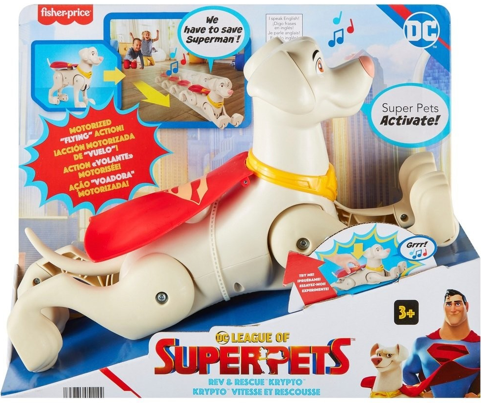 Mattel DC Liga Supermazlíčků mluvící Krypto