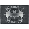 CurePink Gumová Batman Enter The Bacave šedá GP85484 60 x 40 cm