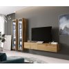 Cama Meble Obývačka VIGO 5 biely mat/latte lesk 260 cm x 180 cm x 40 cm