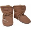 ESITO Capáčky barefoot Softshell Lamb Brown Veľ. 2 - stielka: 12 cm