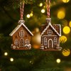 PM Euro-Trading PM Euro-Trading Ozdoby na stromček Perníkové domčeky, sada 2 ks