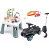 Smoby Set didaktický stolík Activity Table Little a so zvukom a vodiaca tyč s opierkou a vodítkom na ťahanie