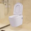 Závěsné WC keramické bílé 244270