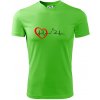 Nemecký ovčiak ekg - Pánske tričko Fantasy športové - 2XL ( Apple Green )