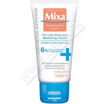 Mixa Moisturizing Balancing Cream ľahký vyvažujúci hydratačný krém 6% 50 ml